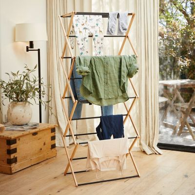 Lakeland Beechwood and Steel Concertina Airer image(2)