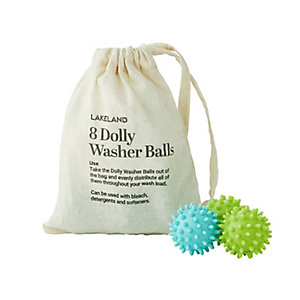 8 Dolly Washing Balls with Cotton Bag
