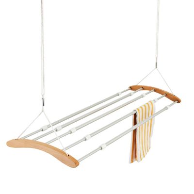 Dry-Soon-Wall-Mounted-Heated-Airer from Lakeland  Wall mounted drying rack,  Utility rooms, Laundry cupboard