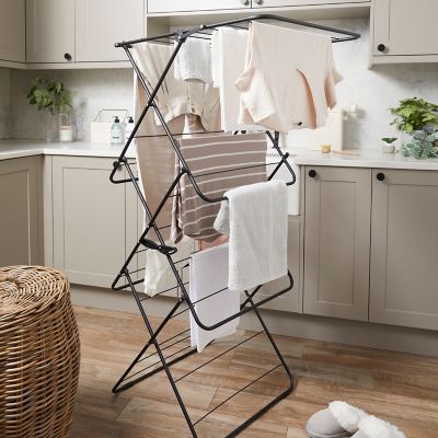 Lakeland Lift-up Airer with Shelf image(2)