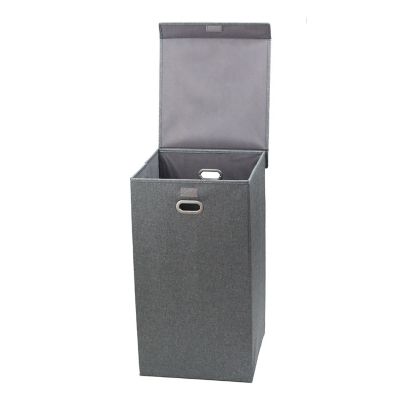 Lakeland Lidded Laundry Hamper Grey  image(2)