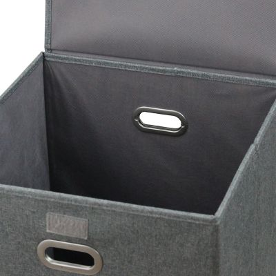 Lakeland Lidded Laundry Hamper Grey  image(3)