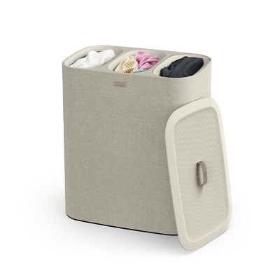 Joseph Joseph Tota Trio 90L Laundry Basket Ecru