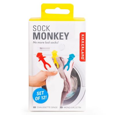 Kikkerland Sock Monkey - Pack of 12 image(3)