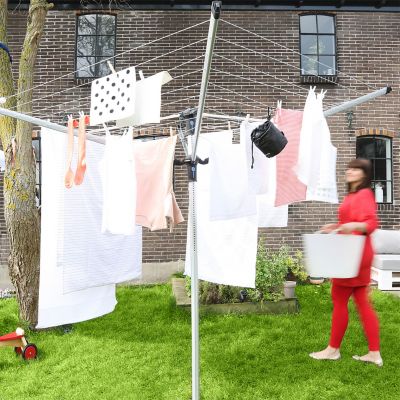 Brabantia 60M Lift-O-Matic Advance Rotary Airer Bundle image(2)