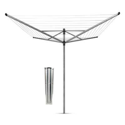 Brabantia 60m Lift-O-Matic Rotary Airer with Ground Spike