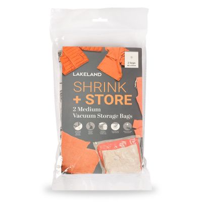 2 Lakeland Shrink & Store Medium Vacuum Bags