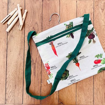 RHS Benary Vegetables Peg Bag Stone image(2)