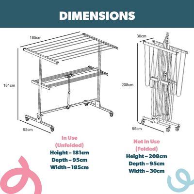 High & Dry Portable & Retractable Clothes Airer image(10)