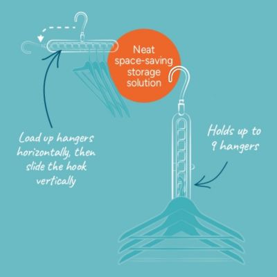 Lakeland Waterfall Space-Saving Hanger image(3)