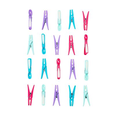20 Soft Grip Clothes Pegs
