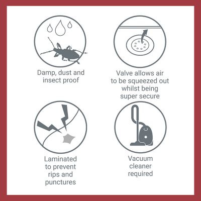 Lakeland Medium Shoe Vacuum Bags – Pack of 2 image(3)