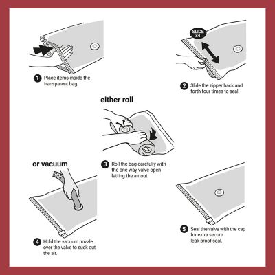 Lakeland Medium Shoe Vacuum Bags – Pack of 2 image(4)