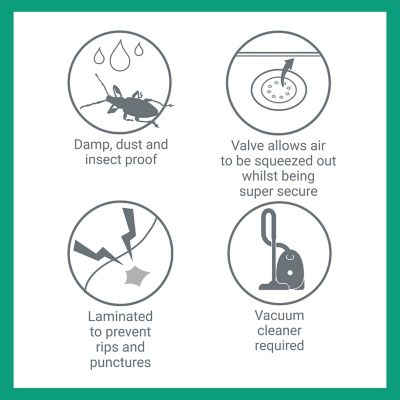 Lakeland Large Shoe Vacuum Bags – Pack of 2 image(3)