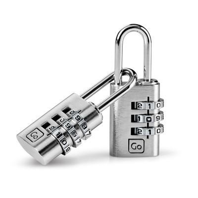 Go Travel Classic Combi Twin Padlocks