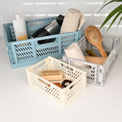 Lakeland Small Folding Storage Crates – Set of 2 image(2)