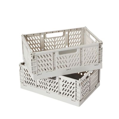 Lakeland Medium Folding Storage Crates – Set of 2