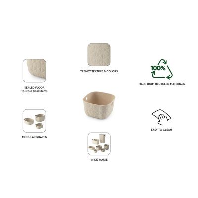 Curver Softex 3L Storage Basket – Chalk White  image(6)