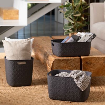 Curver Softex 15L Storage Basket – Dark Grey image(2)