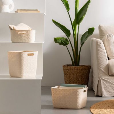 Curver Softex 19L Storage Basket – Chalk White image(2)