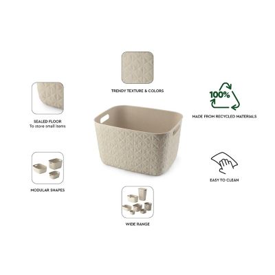 Curver Softex 19L Storage Basket – Chalk White image(7)