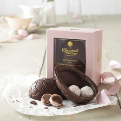 Charbonnel et Walker Milk Chocolate Egg with Champagne Truffles image(1)