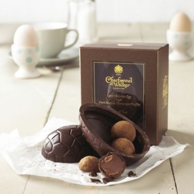 Charbonnel et Walker Dark Chocolate Egg with Champagne Truffles image(1)