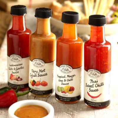 Cottage Delight Hot Spicy Sauce Set Lakeland