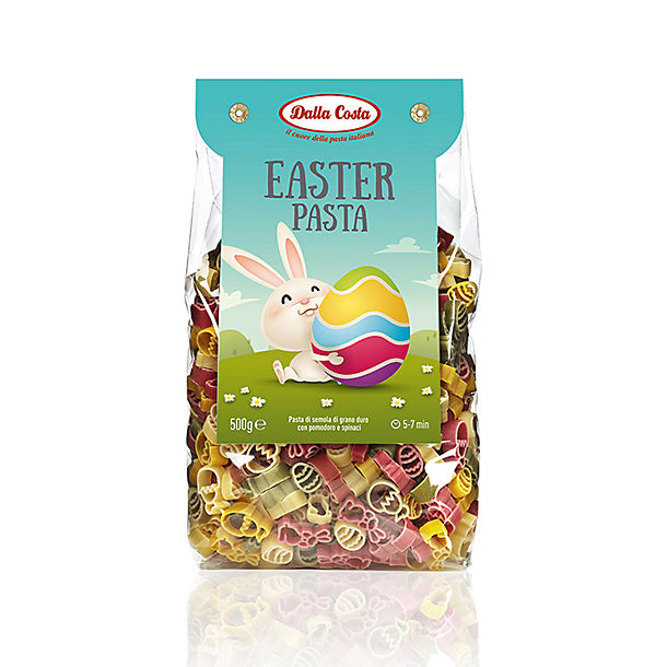 Dalla Costa Tricolour Easter Pasta Shapes 500g image(1)