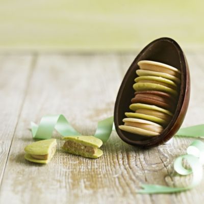 James' Dark Chocolate Macaroon Egg image()