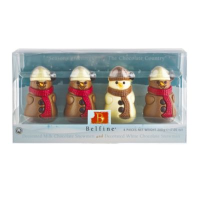 Milk and White Chocolate Snowman image()