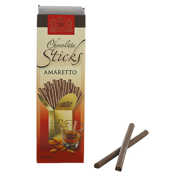 Belgian Milk Chocolate Sticks - Amaretto 125g image()