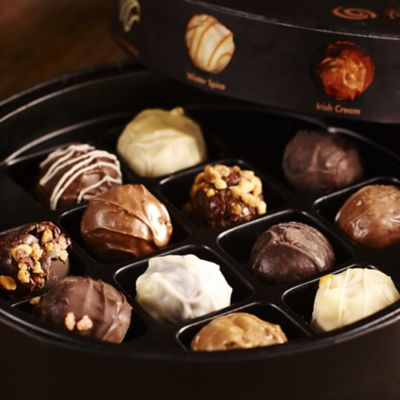 The Twelve Flavours of Christmas Gourmet Fudge Baubles Lakeland
