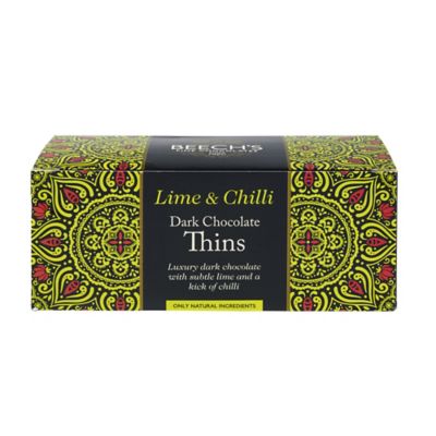 Lime & Chilli Dark Chocolate Thins image()