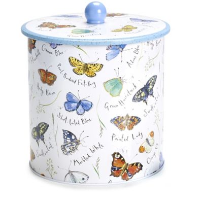 Butterfly Biscuit Barrel with Biscuits image()