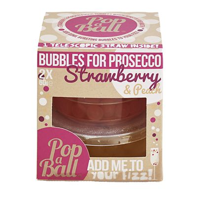 Strawberry and Peach PopaBall Bursting Bubbles