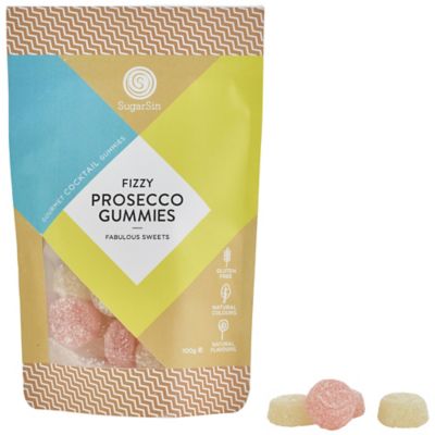 Fizzy Prosecco Gummies Pouch 100g