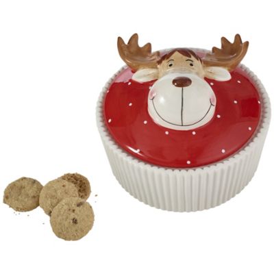 Grandma Wild’s Ceramic Reindeer Biscuit Jar image(1)