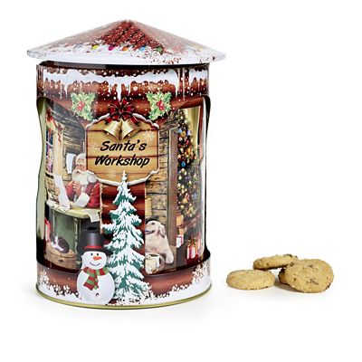 Santa’s Workshop Rotating Musical Tin image(1)