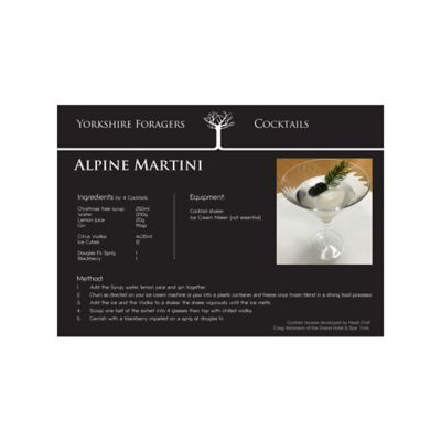 Yorkshire Foragers Christmas Tree Flavour Cocktail Syrup image(4)