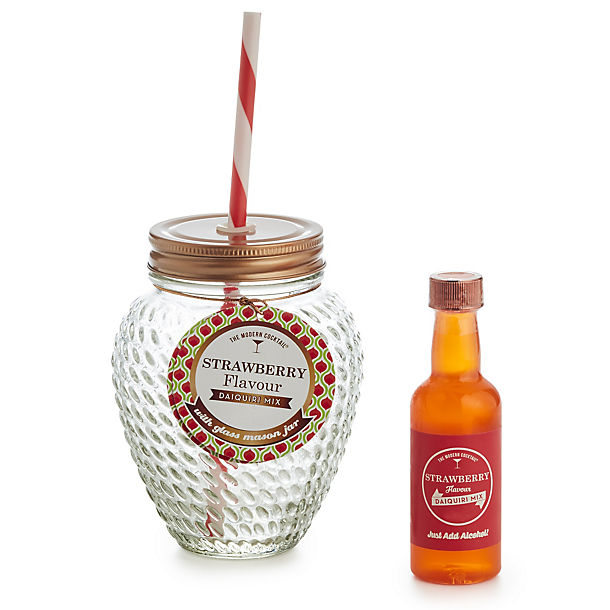 The Modern Cocktail® Strawberry Daiquiri Mason Jar image(1)