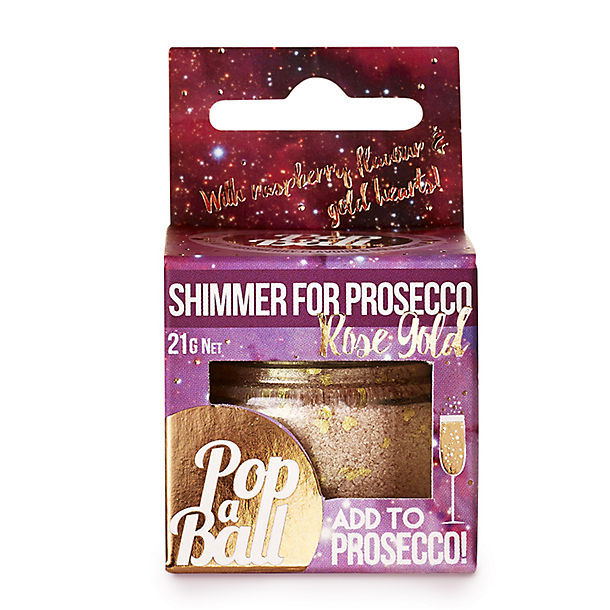 Rose Gold Shimmer Popaball For Prosecco image(1)