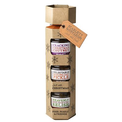 Scarlett & Mustard Christmas Cracker Food Gift Trio image(1)