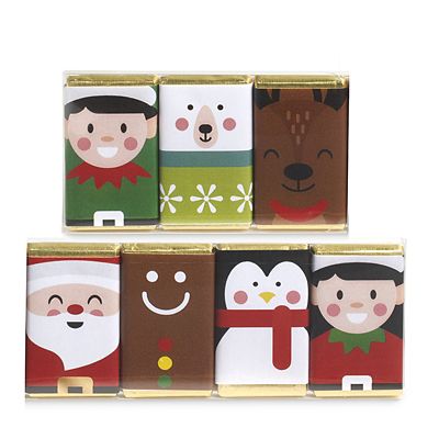 House of Dorchester Christmas Mini Milk Chocolate Bars 70g image(1)