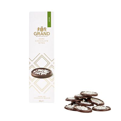 Grand Belgium Dark Chocolate and Mint Bites 60g