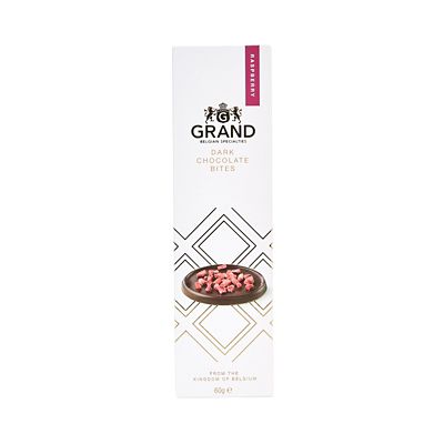 Grand Belgium Dark Chocolate and Raspberry Bites 60g image(2)
