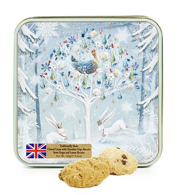 Grandma Wild’s Embossed Partridge in a Pear Tree Biscuit Tin 160g