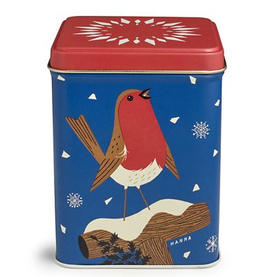 John Hanna Robin Tea Caddy with English Breakfast Tea Bags 100g image(1)
