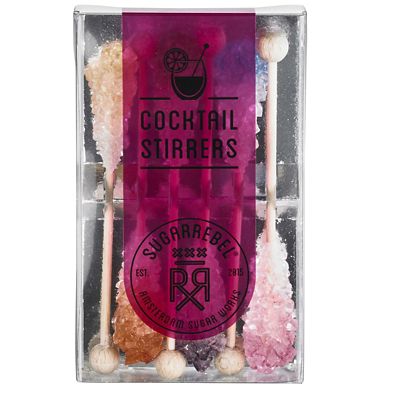 Sugar Rebel Cane Sugar Cocktail Stirrers 6 x 6g image(1)