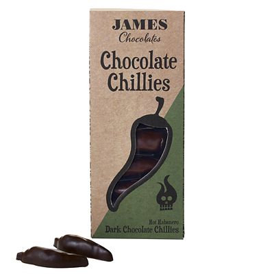 James Chocolates Dark Chocolate Chillies 60g image(1)